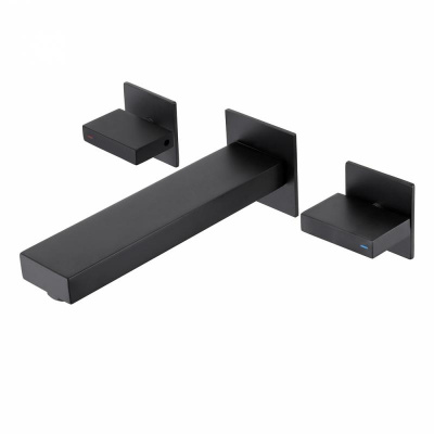 Смеситель ABBER Daheim AF82122B для раковины скрытого монтажа, черный матовый фото в интернет-магазине Русалия