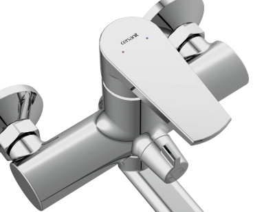 Смеситель для ванны универсальный с длинным изливом Moduo A64098 Cersanit фото в интернет-магазине Русалия