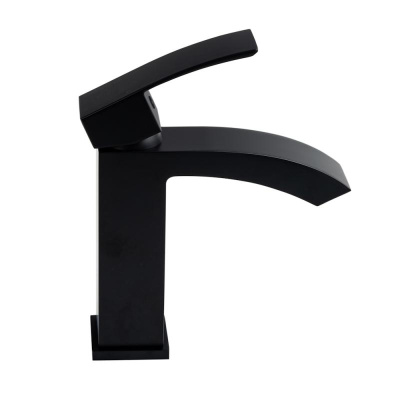 Смеситель для раковины FILARETE Waterfall FL5010BL, черный фото в интернет-магазине Русалия