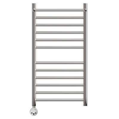 Полотенцесушитель электрический Point Аврора PN10148SPE П11 400x800 с полкой левый/правый, хром фото в интернет-магазине Русалия