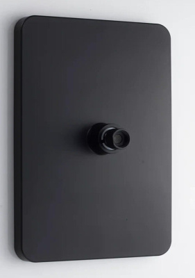 Верхний душ KNOTLOR LA-12/BL, черный фото в интернет-магазине Русалия