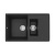 Кухонная мойка Ulgran U-205-344, ультра-черный фото в интернет-магазине Русалия