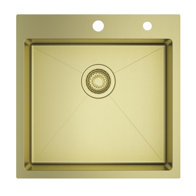 Кухонная мойка Raglo R700.5050.03, золотой сатин фото в интернет-магазине Русалия
