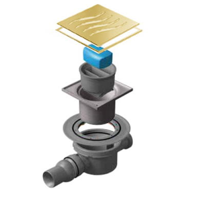 Точечный трап Pestan Confluo Standard 10х10 Dry Mask Gold (13000170) фото в интернет-магазине Русалия