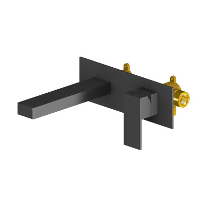 Смеситель для раковины встроенный Timo Selene черный (2071/03SM) фото в интернет-магазине Русалия