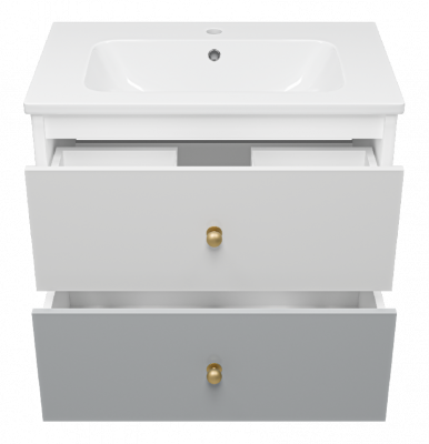 Тумба Анастейша 80 подвесная с раковиной Dreja Euphoria 80 Brevita фото в интернет-магазине Русалия