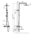Душевая система с термостатом AltroBagno Intento 030424 MW AltroBagnoIntento030424MW фото в интернет-магазине Русалия