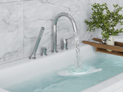 Смеситель для ванны с душем врезной Timo Saona хром (2320/00Y) фото в интернет-магазине Русалия