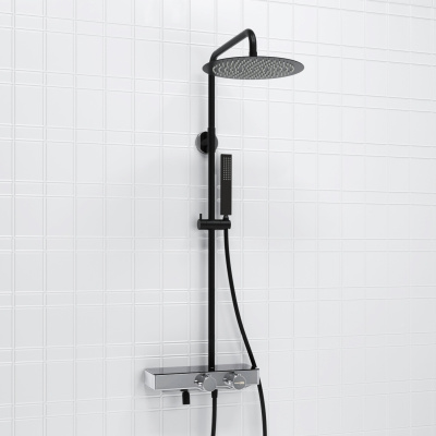 A114.160.218.CB Thermo Душевой комплект с термостатическим смесителем Wasserkraft фото в интернет-магазине Русалия