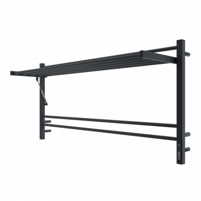 Электрический полотенцесушитель Горизонт П8 1200х600  КС черный муар 4670078543349 Terminus фото в интернет-магазине Русалия