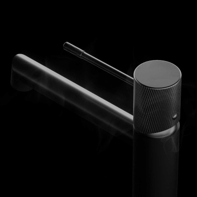 Смеситель для накладной раковины Desire VBF-1D2MB однорычажный, черный Vincea фото в интернет-магазине Русалия