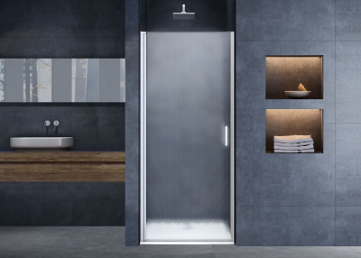 Душевая дверь Alpha VDP-3AL750MT , хром, стекло текстурное Vincea фото в интернет-магазине Русалия