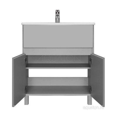 Тумба под раковину AQUATON Форест 75 туманный серый 1A278301FR4D0 фото в интернет-магазине Русалия