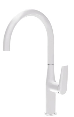 Смеситель для кухни OLIVE'S VIAR белый (28431VRW) фото в интернет-магазине Русалия