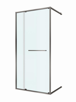 Душевая дверь CEZARES LUX-B-FS-11-100-C-GM фото в интернет-магазине Русалия