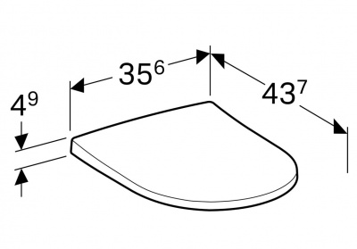 Комплект унитаз Acanto Rimfree с инсталляцией 500.128.21.A Geberit фото в интернет-магазине Русалия