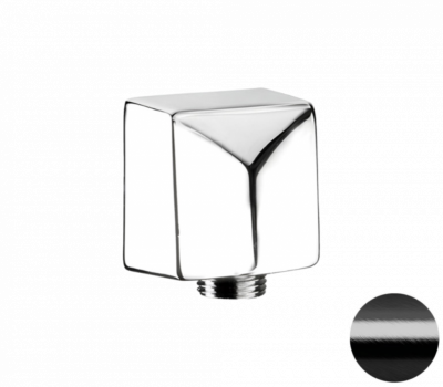 Шланговое подключение для душа Remer 309SCFP, черный брашированный хром фото в интернет-магазине Русалия