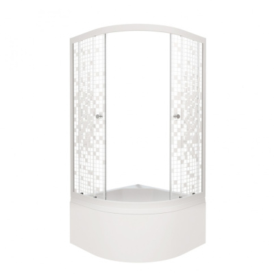 Душевой уголок Мозаика 90*90 Б (5 мест+сифон D50) Тритон Щ0000061797 фото в интернет-магазине Русалия