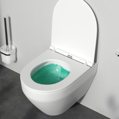 IS100151.701700 Инсталляция MasterFit с клав L глянц хром с подвес унит Spirit V2.0 FlashClean с сид м/лиф Am.Pm фото в интернет-магазине Русалия