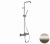 Душевая система термостатическая с изливом Remer Elegance EQ34A7MMSSOFXV, сталь фото в интернет-магазине Русалия
