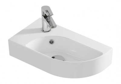 Умывальник угловой Cameo 45 А63405 левая Cersanit фото в интернет-магазине Русалия