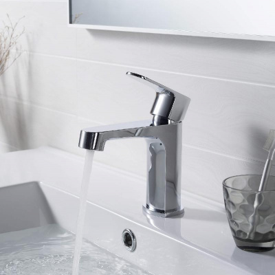 Смеситель для раковины 98, без донного клапана AQUATEK AQ1210CR ОБЕРОН фото в интернет-магазине Русалия