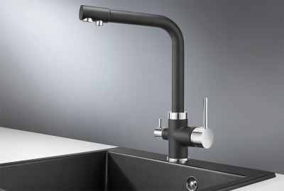 Смеситель для кухни GRANULA (2015, ТУРМАЛИН) фото в интернет-магазине Русалия