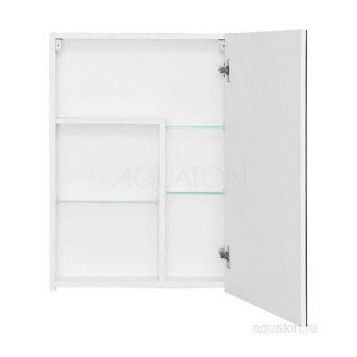 Зеркальный шкаф AQUATON Асти 50 белый 1A263302AX010 фото в интернет-магазине Русалия
