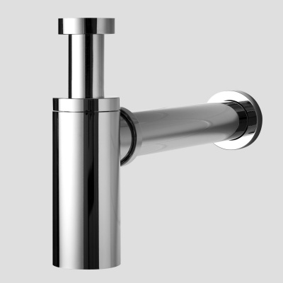 Металлический хромированный сифон для раковины A-3 Elegant фото в интернет-магазине Русалия