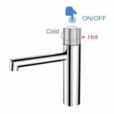 Смеситель для раковины Desire VBF-1D3CH, хром Vincea фото в интернет-магазине Русалия