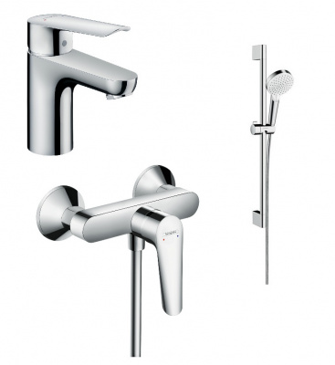 Комплект смесителей для душа SetLogisE70 (b) (71177000+71610000+26532400) Hansgrohe фото в интернет-магазине Русалия