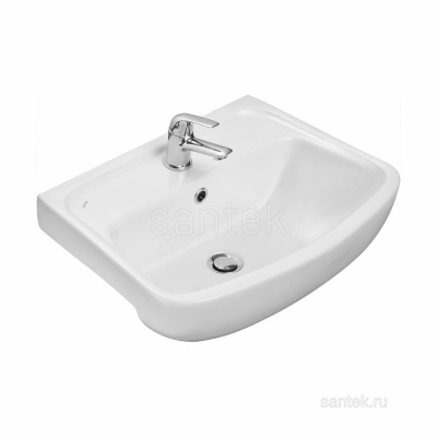 Раковина Santek Лонги 550х420 отверстие под смеситель 1WH501755 фото в интернет-магазине Русалия