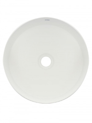 AQM5012 Раковина накладная круглая, цвет белый матовый. 355x355x120 фото в интернет-магазине Русалия