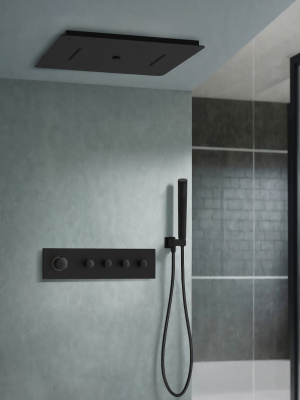 Душевая система с термостатом AltroBagno Metropoli 040401 NeOp AltroBagnoMetropoli040401NeOp фото в интернет-магазине Русалия