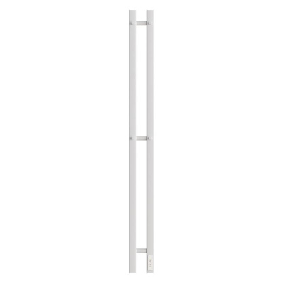 Полотенцесушитель электрический REFLEXION Гоби RXT031108WH 1100x80 с крючками, белый матовый фото в интернет-магазине Русалия