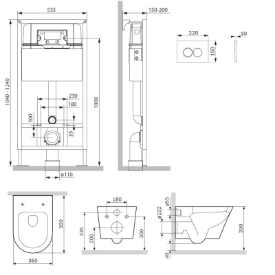 IS70131.741701 Инсталляция с клав ProC L мат хром с подвес унит Sense FlashClean с сид м/лифт фото в интернет-магазине Русалия