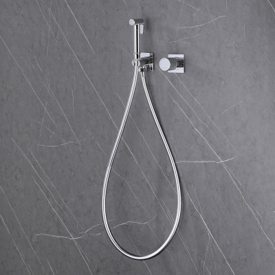 Смеситель ABBER Rund AF8725 с гигиеническим душем, хром фото в интернет-магазине Русалия