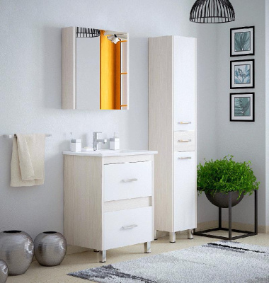 Зеркало-шкаф "Верона 75" универсальное, лайн Corozo фото в интернет-магазине Русалия