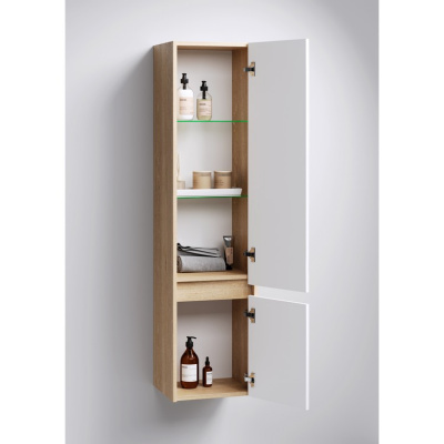 Подвесной пенал 35  дуб балтийский SIT0535DB  City Aqwella фото в интернет-магазине Русалия