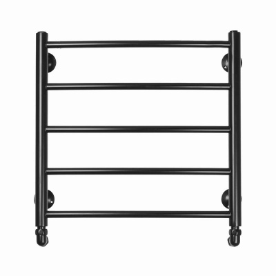 Водяной полотенцесушитель Калипсо П5 500x500 ЧРН, черный, матовый Domoterm фото в интернет-магазине Русалия