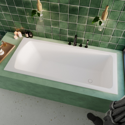 Ванна WHITECROSS Coin 170x70 (белый мат) иск. камень 0224.170070.200 фото в интернет-магазине Русалия