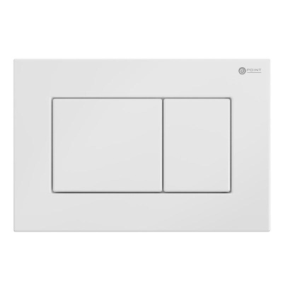 Клавиша смыва Ника PN44081W белая Point фото в интернет-магазине Русалия