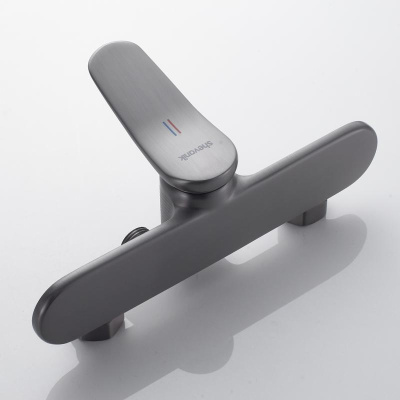 Гигиенический душ со смесителем Shevanik S4705T-1, оружейная сталь фото в интернет-магазине Русалия