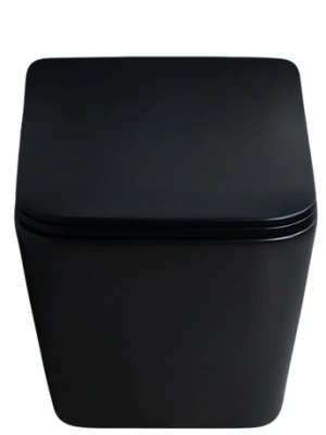 Унитаз подвесной Gid Tr2144Bm 62225Y черный матовый 52x36x33.5 фото в интернет-магазине Русалия