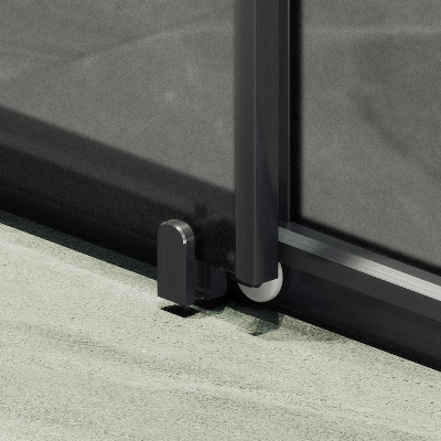 Душевая дверь, раздвижная,6 мм , Стекло Графит матовое,1950*1200 MGD-1288-6 MaybahGlass фото в интернет-магазине Русалия