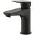 Смеситель для умывальника Rhein Black F1429564BW-9-ENG черный МАТОВЫЙ Bravat фото в интернет-магазине Русалия