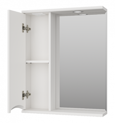 Зеркальный шкаф Атлантик 60 левый П-Атл-4060-010Л Misty фото в интернет-магазине Русалия