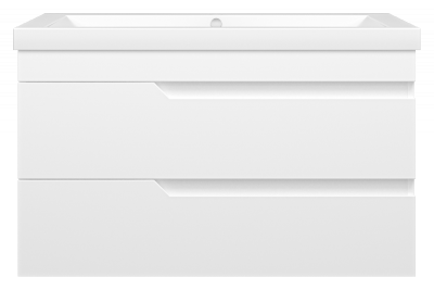 Тумба Софт 90 подвесная с раковиной Misty Алиса 90 Misty фото в интернет-магазине Русалия