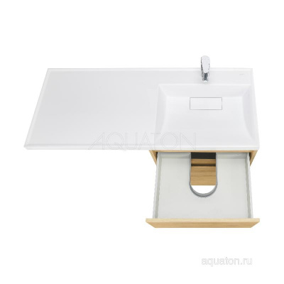 Тумба под раковину AQUATON Лондри 60 Дуб Сантана без фасада 1A266901LH0C0 фото в интернет-магазине Русалия