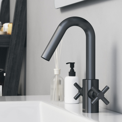 270210000 Neo Classic Graphite,смеситель для умывальника фото в интернет-магазине Русалия